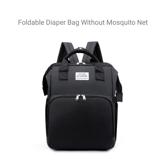 Baby Diaper Bags Backpack Large Capacity Waterproof Baby Outdoor Travel Crib Bed Cot Foldable 3 In1 Daddy Maternity Bag for Baby